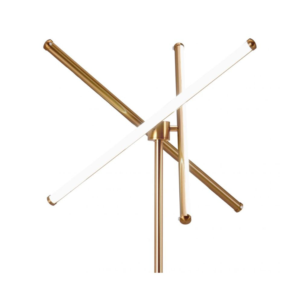 Lámpara de Pie para Sala de Estar | Latón Oro | Acero Galvanizado Silicona | Interior Cuarto Sala de Espera Habitación Decorativa Hogar Interior Decorativos Lampara Iluminacion Lampara Piso Lampara Moderna Luz Cocina Sala de Estar Dormitorio LÁMPARA NOGAL BEAT GARZA