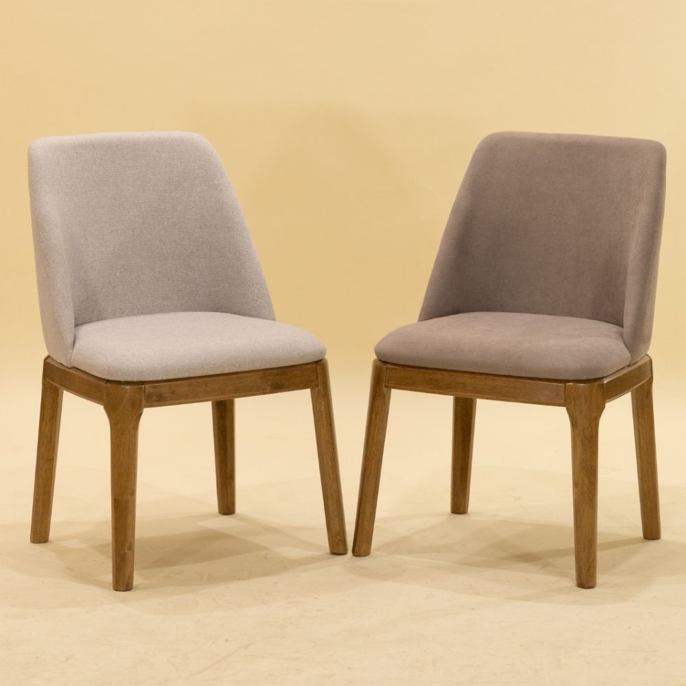 Silla Comercial para Restaurante - NOGAL BEAT JODIE - Varios Colores - Asiento y Respaldo Tapizados Ambientada