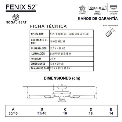 Ventilador Decorativo de Techo para Oficina - MASTERFAN FENIX 52 - Negro - 3 Aspas Áreas Grandes Ventiladores de Techo Ventiladores de Pie Ventiladores de Pared Ventiladores Decorativos Diseño de Interiores Estilo Funcionalidad Espacio Acogedor Oficina Sala Terraza Asesoramiento Diseño de Interiores Tienda Online Compra Online Atención al Cliente Soporte Servicio Postventa Restaurante Bar Ventilador Comercial Hotel Hostelería