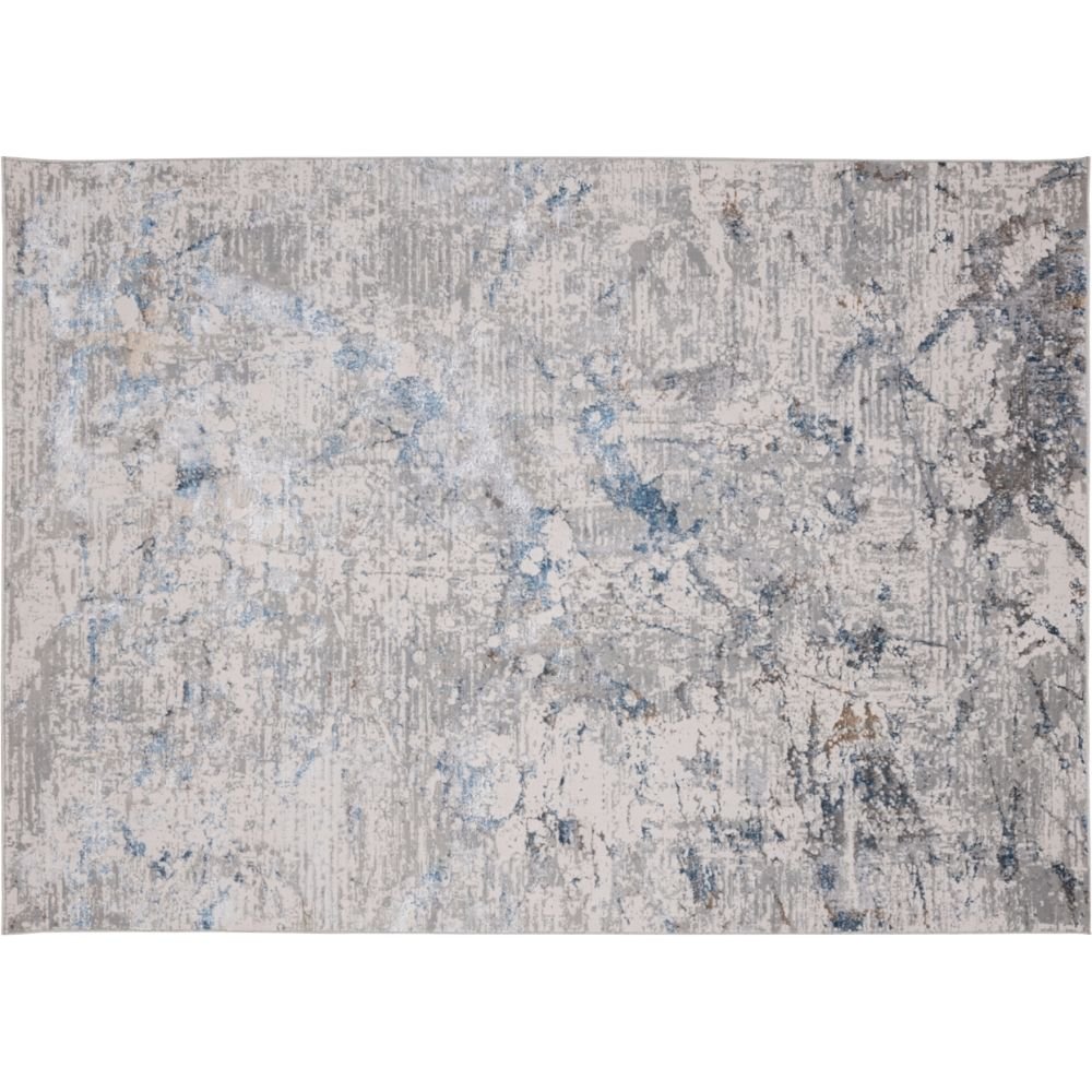 LAVIN ADARA T2255 | Tapete Decorativo para Casa Oficina | Varias Medidas | Rectangular | Crema Azul | Interior - T2255-60 x 90 - LAVIN - NOGAL BEAT -