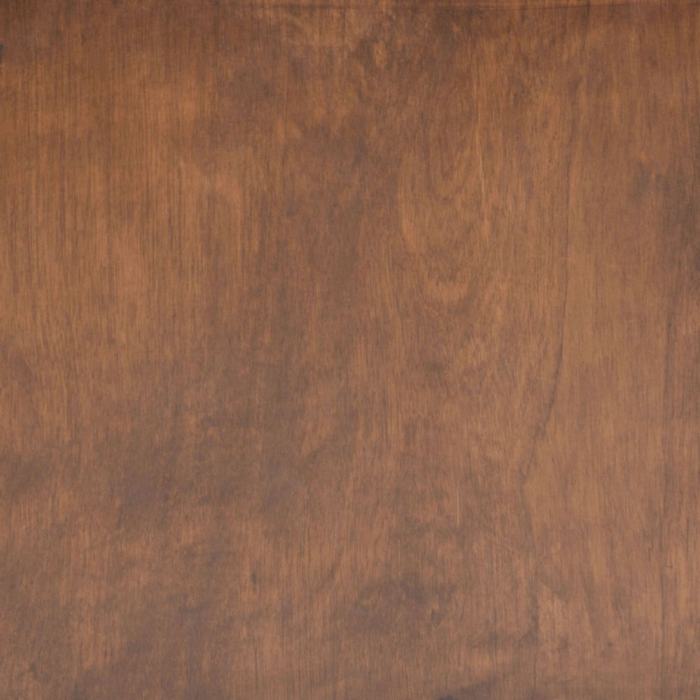 MESA AUXILIAR ZUO LINEA | Mesa Auxiliar Nogal para Habitación Cuarto | 2 Cajones | Madera de Caucho Chapada en Nogal MDF | Interior