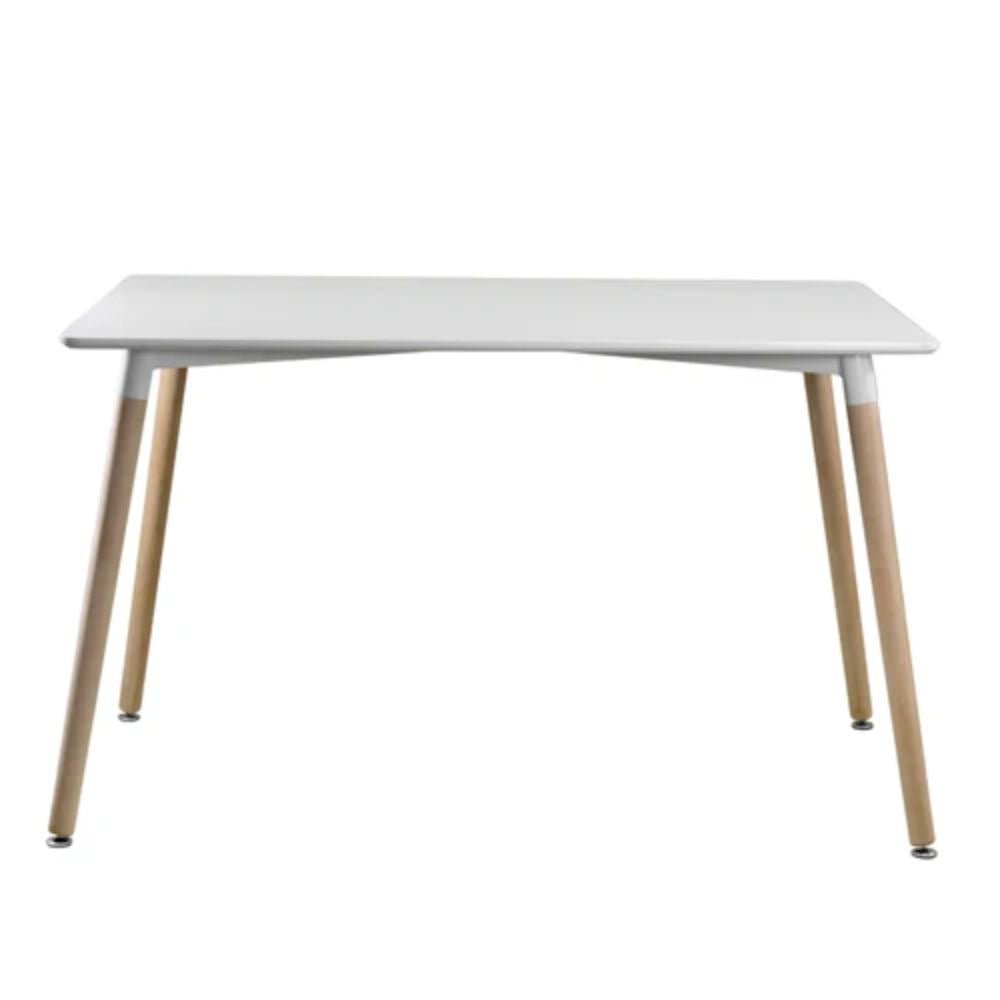 MESA NOGAL BEAT PERLA 75CM x 120CMesa Ocasional para Comedor | 75 cm | Estructura Madera de Haya Polipropileno | Exterior Techado Sala de Espera Comedor Central Esquinera Auxiliar Decorativa Hogar Interior de Apoyo Diseñada Extravagante Sala de Estar Casa Vestíbulo Cafetería Restaurante Mesa Desayunador Zona de Comida Hotel Bar Bistró Barra MESA NOGAL BEAT PERLA 75CM x 120CM X 80CM CAMCOM X 80CM | Mesa Ocasional para Comedor | 75 cm | Estructura Madera de Haya Polipropileno | Exterior Techado