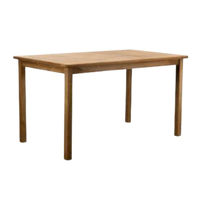 MESA NOGAL BEAT BALI 75CM X 100CM X 220CM | Mesa Ocasional para Comedor | 75 cm | Estructura Teca| Exterior Techado Exterior Techado Sala de Espera Comedor Central Esquinera Auxiliar Decorativa Hogar Interior de Apoyo Diseñada Extravagante Sala de Estar Casa Vestíbulo 