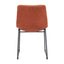 Silla Comercial Para Cafeterías Metálica -  ZUO 109680 - Naranja Quemado - Tapizada Sillas De Restaurante Sillas De Bar Sillas De Café Sillas De Comedor Comercial Sillas De Salón De Eventos Sillas De Auditorio Sillas De Teatro Sillas De Gimnasio Sillas De Boutique Sillas De Spa Sillas De Salón De Belleza Sillas De Lobby Sillas De Lounge Sillas De Discoteca Sillas De Centro De Convenciones Sillas De Feria Comercial Sillas De Exposición Comercial.
