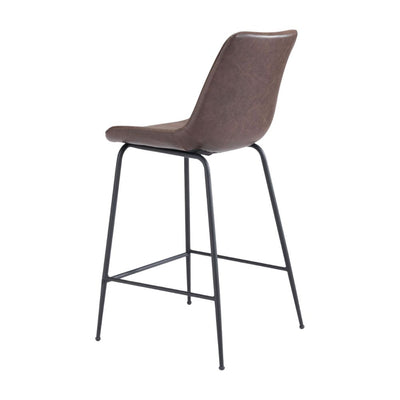 ZUO 101774 BYRON COUNTER CHAIR BROWN