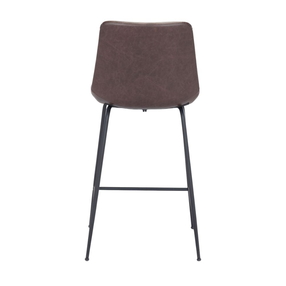 ZUO 101774 BYRON COUNTER CHAIR BROWN