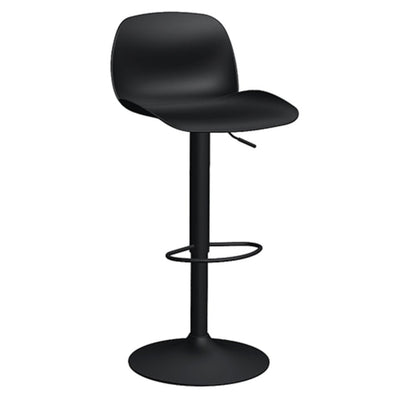 BANCO OFFIHO KOLN OHV-7216 | Banco Moderno Estilo Minimalista | Altura Ajustable | Base Plato | Polipropileno | Interior | Periquera Taburete Bar Cafeteria Barra Restaurante Blanco Celeste Negro