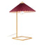 LÁMPARA ZUO CHARO | Lámpara de Mesa para Escritorio | Rojo | Acero Oro PVC | Interior