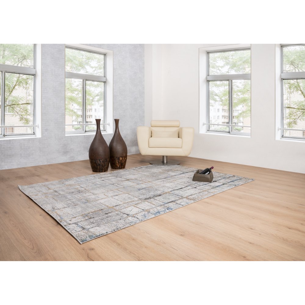LAVIN ADARA T2254 | Tapete Decorativo Moderno | Varias Medidas | Rectangular | Tipo de Pelo Corto | Interior - T2254-60 x 90 - LAVIN - NOGAL BEAT -