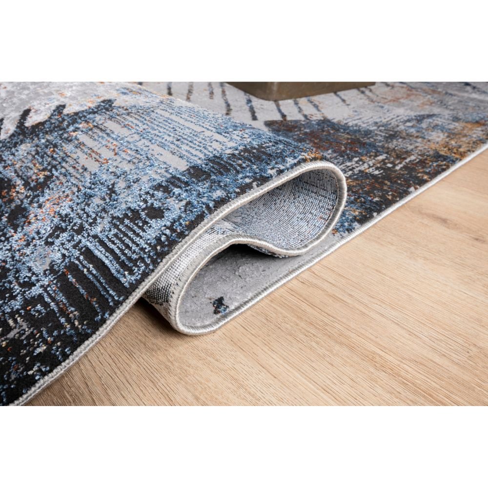 LAVIN ADARA T2256 | Tapete Decorativo Moderno para Diseño Interiores | Varias Medidas | Rectangular | Gris Crema Oro | Interior - T2256-60 x 90 - LAVIN - NOGAL BEAT -