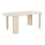 MESA DE COMEDOR ZUO 109857 RISAN | Mesa de Comedor | 76 cm | Beige | Natural | Madera Mango Blanqueada | Interior
