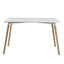 MESA NOGAL BEAT PERLA 75CM x 120CMesa Ocasional para Comedor | 75 cm | Estructura Madera de Haya Polipropileno | Exterior Techado Sala de Espera Comedor Central Esquinera Auxiliar Decorativa Hogar Interior de Apoyo Diseñada Extravagante Sala de Estar Casa Vestíbulo  Cafetería Restaurante Mesa Desayunador Zona de Comida Hotel Bar Bistró Barra MESA NOGAL BEAT PERLA 75CM x 120CM X 80CM  CAMCOM X 80CM | Mesa Ocasional para Comedor | 75 cm | Estructura Madera de Haya Polipropileno | Exterior Techado