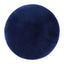 TABURETE LATERAL ZUO JUNIPER | Taburete Lateral Ocasional Decorativo | 48 cm | Estructura Hierro Galvanizado Dorado | Azul | Tela de Terciopelo MDF | Interior
